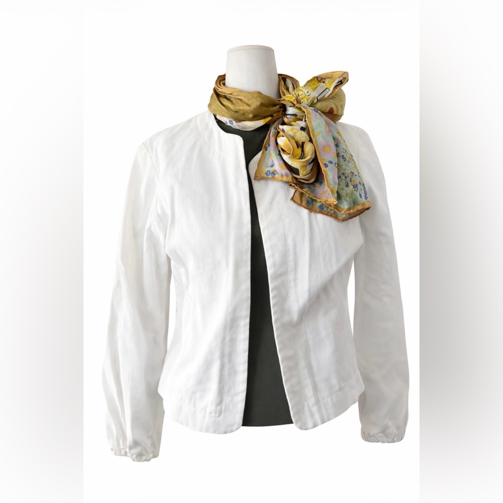 Cynthia Rowley White Jacket Minimalist Quiet Luxury Capsule Wardrobe Blazer